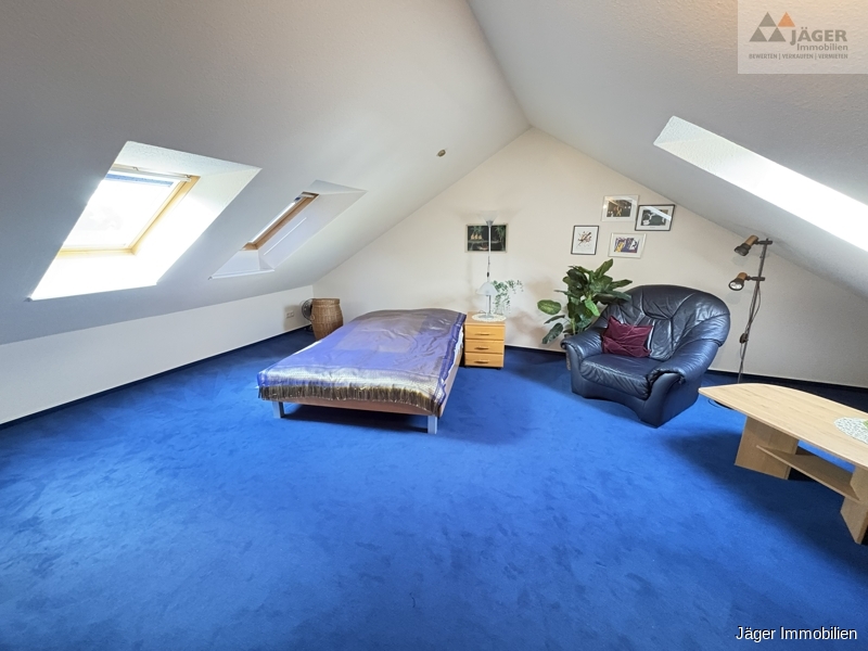 ausgebautes Dachzimmer