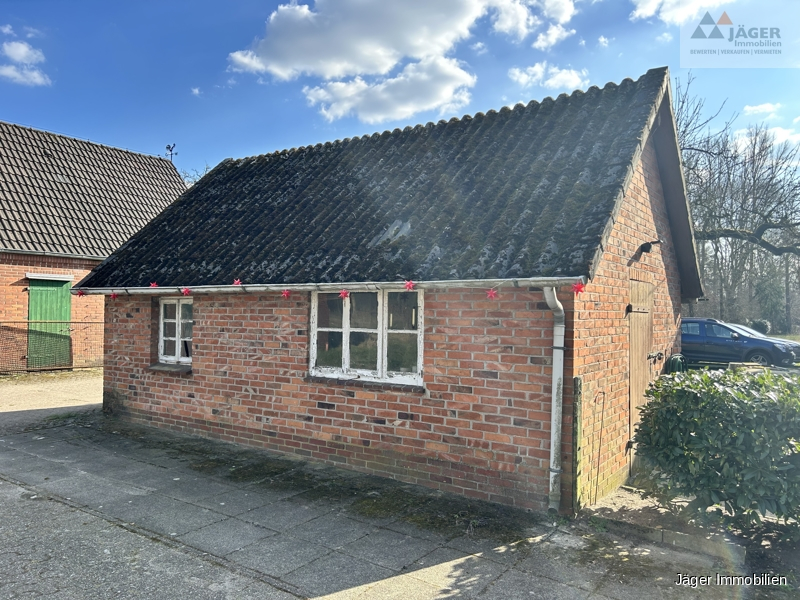 Schuppen Vorderansicht