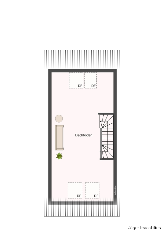 Grundriss Dachstudio